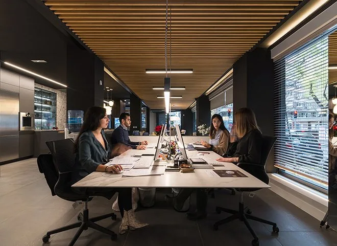 Estación de Trabajo Coworking 6 - Divimarcas Proyectos, escritorios de oficina a medida en Medellín e Itagüí