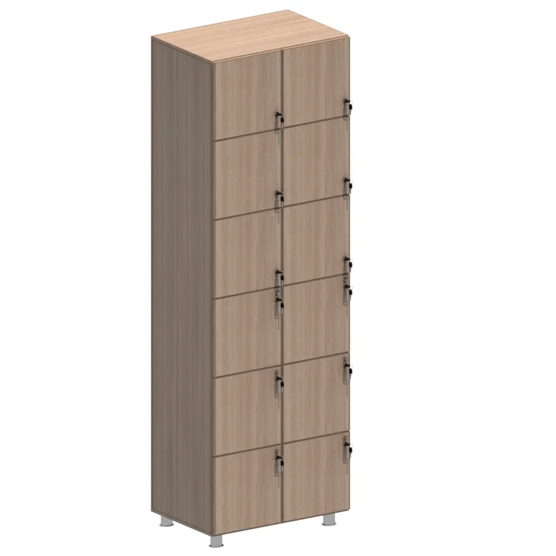 Locker en Madera 3 - Divimarcas Proyectos, almacenamiento para oficina a medida en Medellín e Itagüí