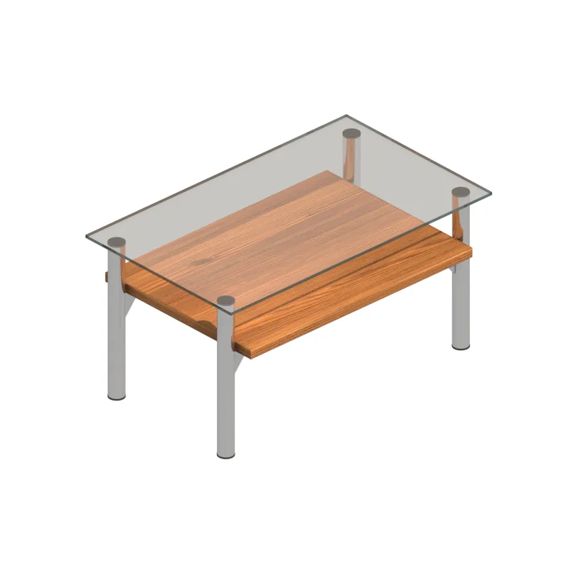 Mesa de Juntas Rectangular Madera y Metal - Divimarcas Proyectos, escritorios de oficina a medida en Medellín e Itagüí